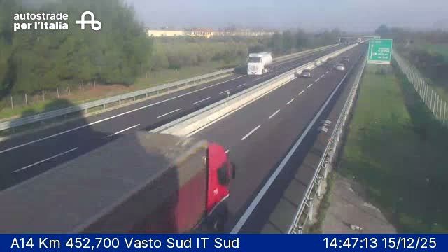 San Salvo: A14 Km 452,700 Vasto Sud IT Sud