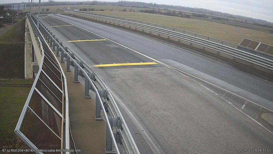 Hodmezovasarhely: Kopancs: Hódmezővásárhely -> Békéscsaba felől felhajtó