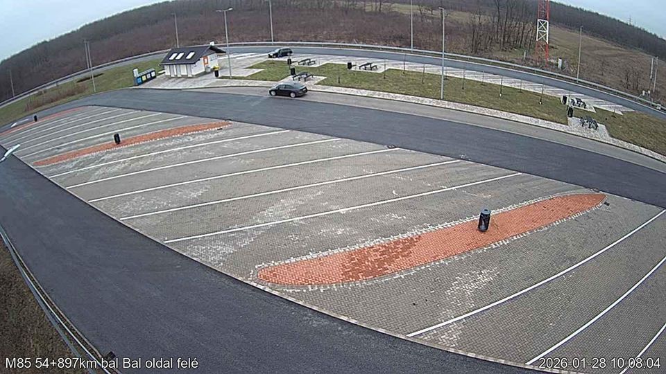 Fertoszentmiklos: M85 Széchenyi pihenő, bal oldal -> Bal oldal