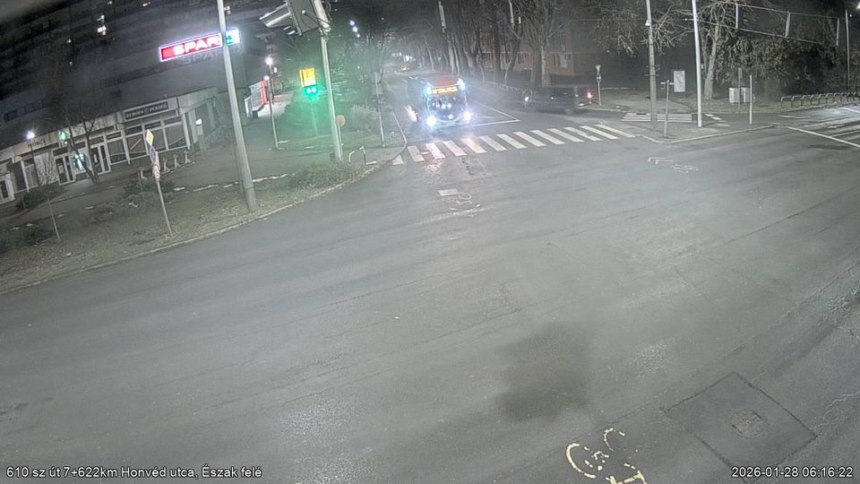 Kaposvar: Eszaknyugati varosresz: Kaposvár, Honvéd utca -> Honvéd utca, Észak