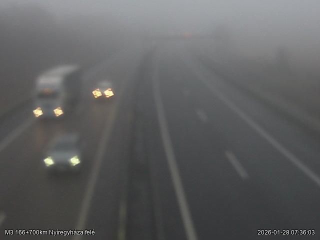 Oszlar: M3 Tisza-híd - -> Nyíregyháza