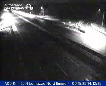Lomazzo: A09 Km. 25,4 - Nord Itinere Nord