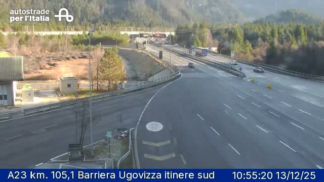 Malborghetto Valbruna: A23 km. 105,1 Barriera Ugovizza itinere sud