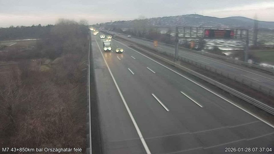 Velence: Ofalu: M7 Velence -> Országhatár