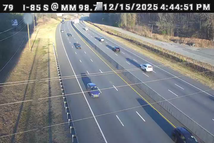Blacksburg: I-85 S @ MM 98.7