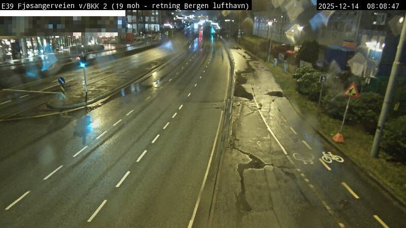 Solheim: Fjøsangerveien v/BKK