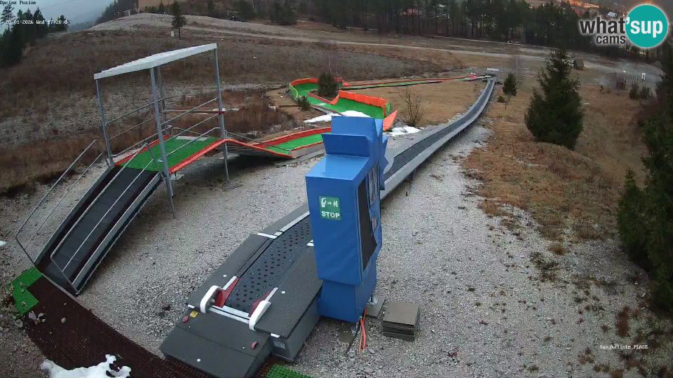 Vrata: Live webcam Fužine toboggan run - Croatia
