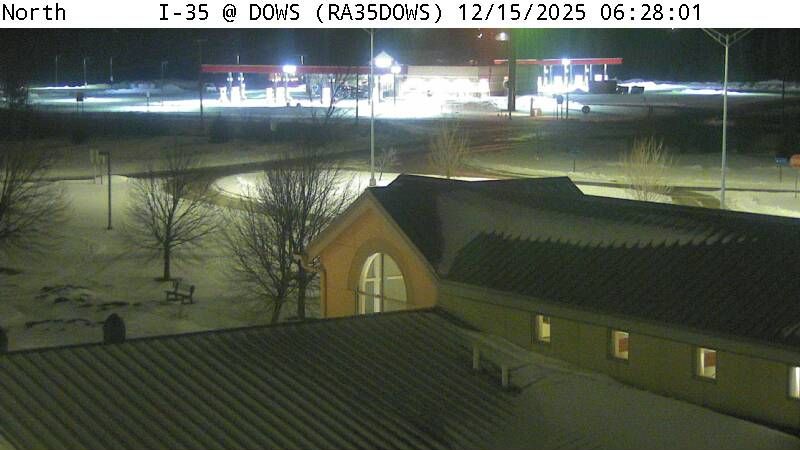 Dows: Rest Area: I-35 NB/SB MM 159 near - Entrance