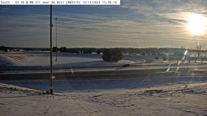 DeWitt: R19: US 30 EB Ramp