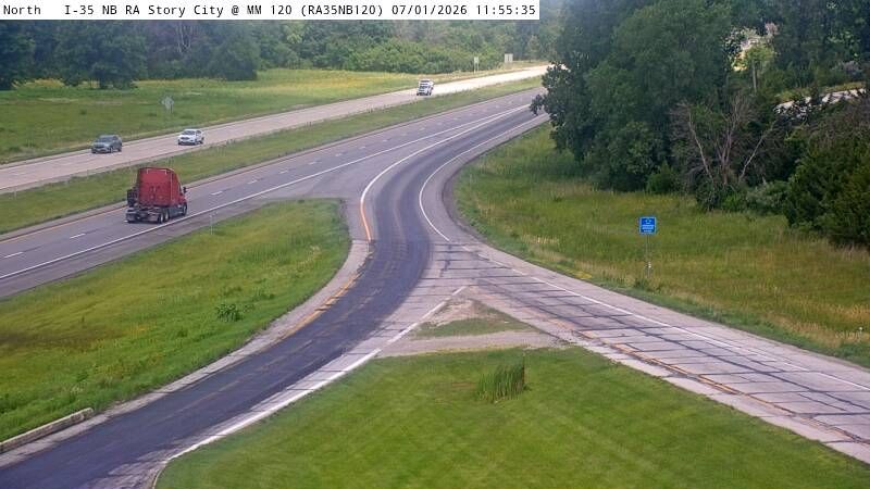 Roland: Rest Area: I-35 NB MM 120 near Story City - Exit