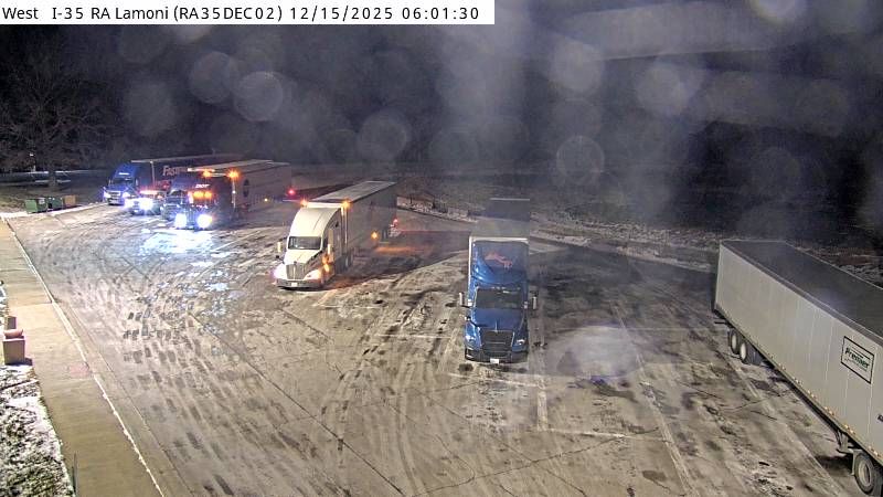 Terre Haute: Rest Area: I-35 N/S MM 7 - Lamoni - Trk Prkg - Southwest