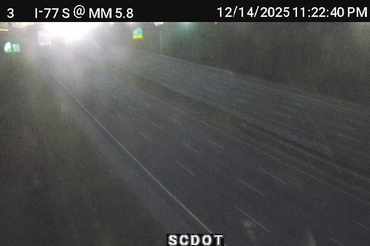 Columbia: SB 5.8 I-77 S @ MM 5.8