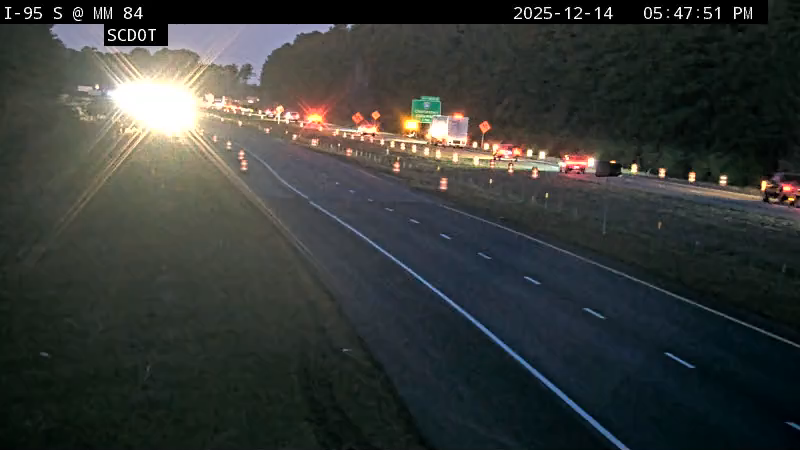 Cayce: I-95 S @ MM 84