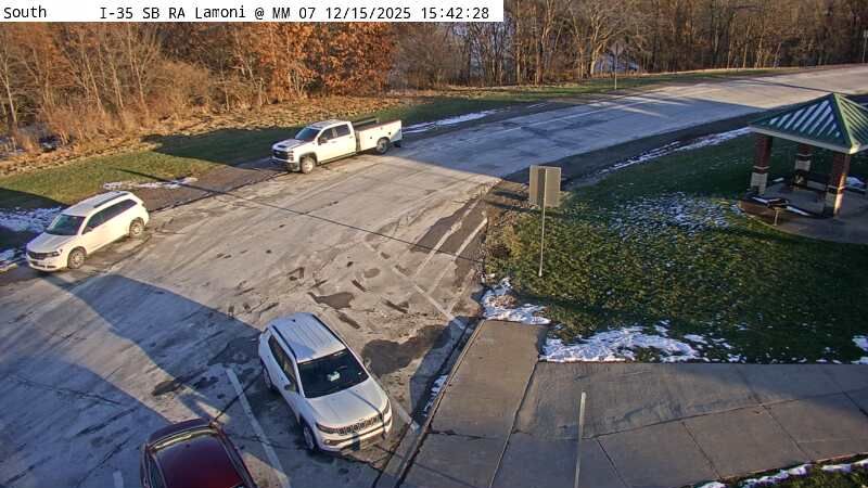 Terre Haute: Rest Area: I-35 N/S MM 7 - Lamoni - Car Prkg - South