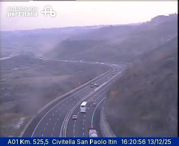 Nazzano: A01 Km. 525,5 Civitella San Paolo Itinere Nord