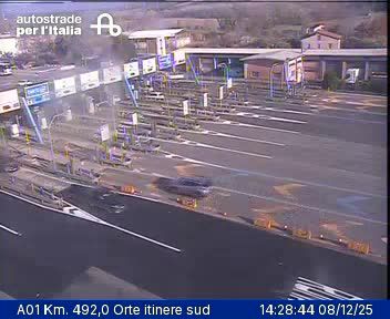 Narni: A01 Km. 492,0 Orte itinere sud