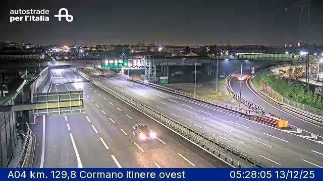 Cormano: Brusuglio: A04 km. 129,8 Cormano itinere ovest