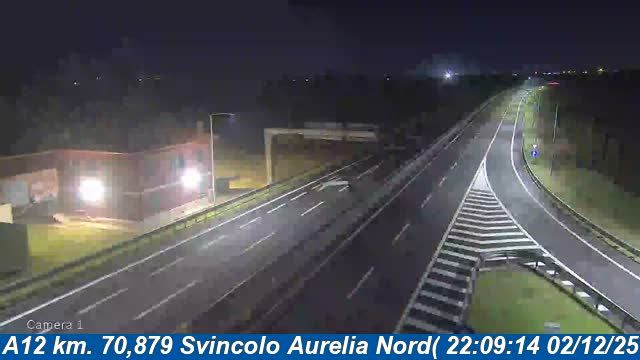 Tarquinia: A12 km. 70,879 Svincolo Aurelia Nord(MonteRomano)