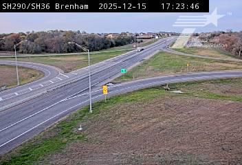 Brenham › East: US290@SH36 Cloverleaf