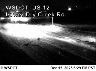 Lowden: US 12 at MP 324.31: Lower Dry Creek Road