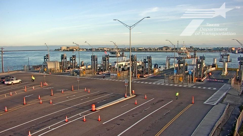 Port Aransas › East: Harbor Island Ferry Entrance Stacking Lanes