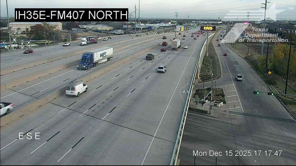 Lewisville › North: IH35E @ FM407 North