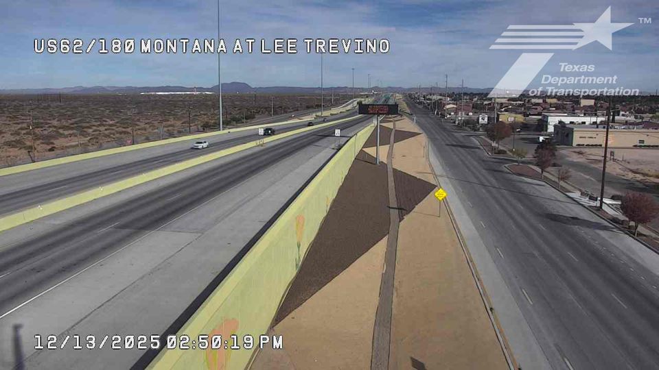 El Paso › West: US-62/180-Montana @ Lee Trevino