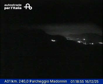 Firenzuola: La Piaggia: A01 km. 240,0 Parcheggio Madonnina Sud