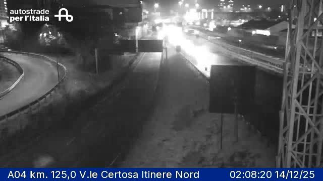 Milan: Municipio 8: A04 km. 125,0 V.le Certosa Itinere Nord