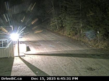 Area P › South-west: Adams Lake Ferry west shore landing, looking at ferry line up toward Rawson Road