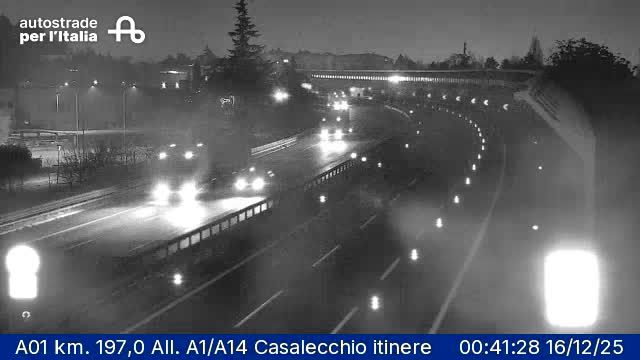 Casalecchio di Reno: A01 km. 197,0 All. A1/A14 Casalecchio itinere nord
