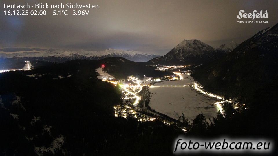 Gemeinde Leutasch: Leutasch - Blick nach Südwesten