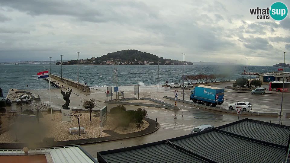 Preko: Webcam Ugljan - Ferry to Zadar