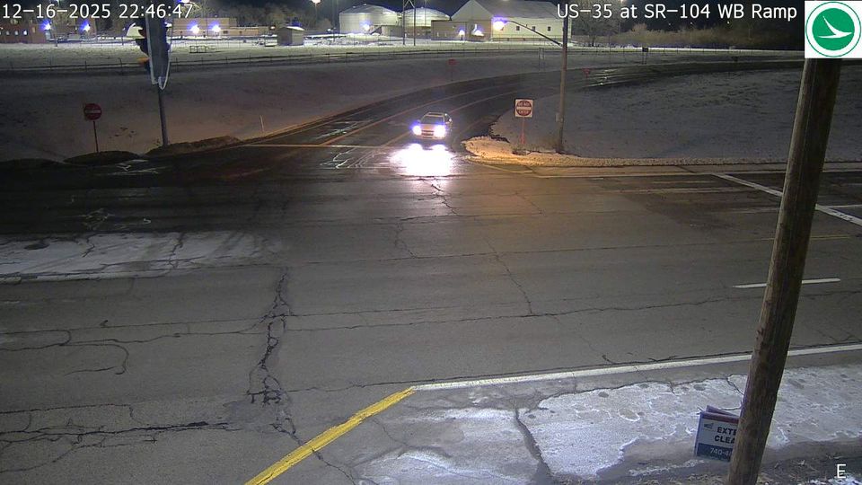 Chillicothe: US-35 at SR-104 WB Ramp