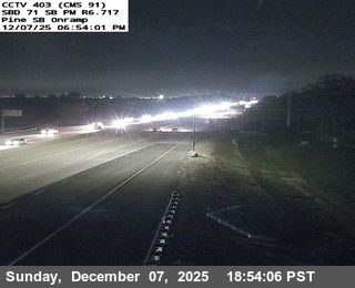 Chino Hills › South: SR-71 : (403) Pine Onramp