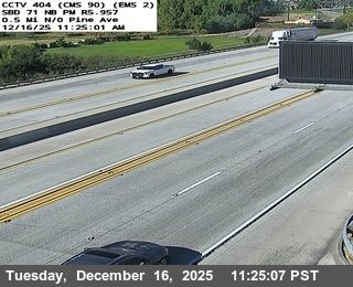 Chino Hills › North: SR-71 : (404) 0.5 Mi N/O Pine Ave