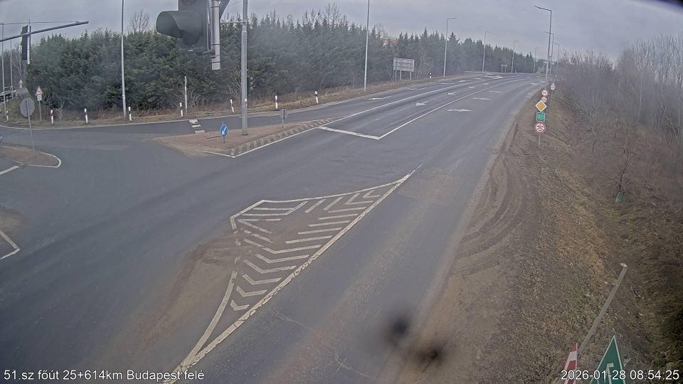 Dunavarsany: 51-510 sz. főutak csomópontja -> Budapest