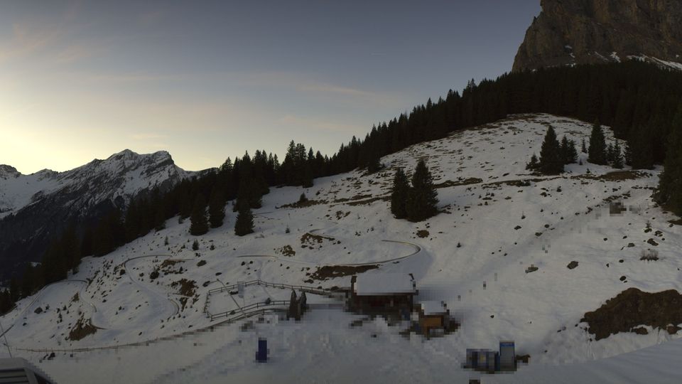 Kandersteg: Stn. Oeschinen: Rodelbahn Oeschinensee - Berghotel Oeschinensee - Blüemlisalp - Schweizer Alpen-Club SAC