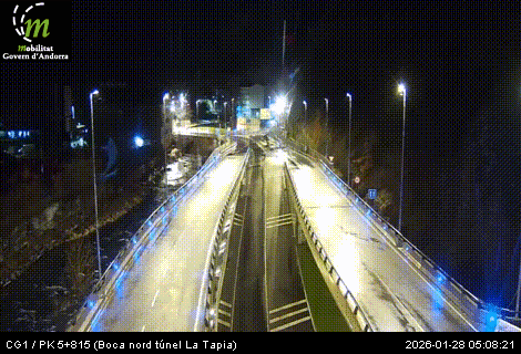 Aixovall: CG1 - PK 5+815 (Boca nord túnel la Tapia) - 922 metres