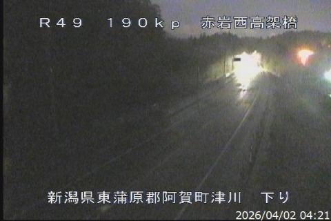 Aga › East: 赤岩川橋 - National Route 49