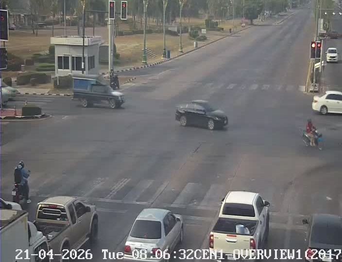 Khon Kaen: Thanon Mittraphap Frontage - Mittraphap Frontage Road - Sri Chant Road - ถนนมิตรภาพ - Sri Chan Road - Mittraphap Frontage Rd - Si Chan Road - Mittraphap Road - Thanon Mittraphap