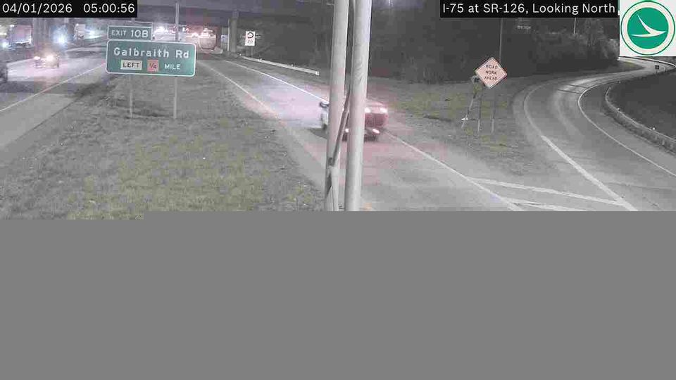 Trebein: I-75 NB to Paddock Rd, East