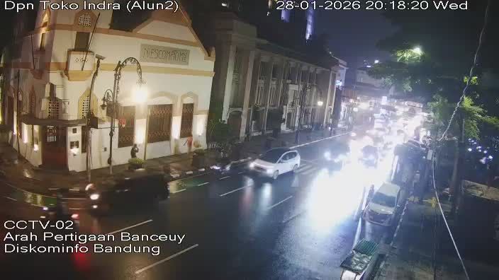 Bandung: Eks Nederlandsch Indische Escompto Maatschappij - Mandiri Unit Mikro Bandung Alun-Alun - Jalan Asia Afrika - Jalan Banceuy