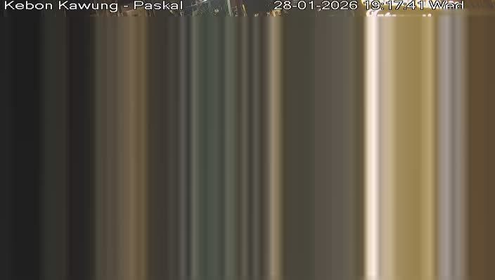 Bandung: Taman Kebon Kawung - Patung Biru