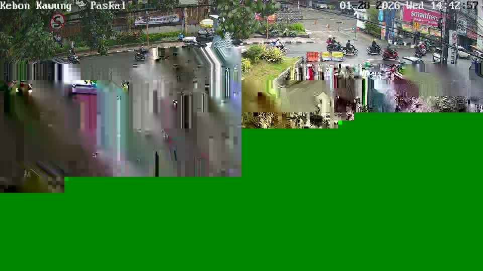 Bandung: Taman Kebon Kawung - Patung Biru - Jalan Pasir Kaliki - Jalan Kebon Kawung