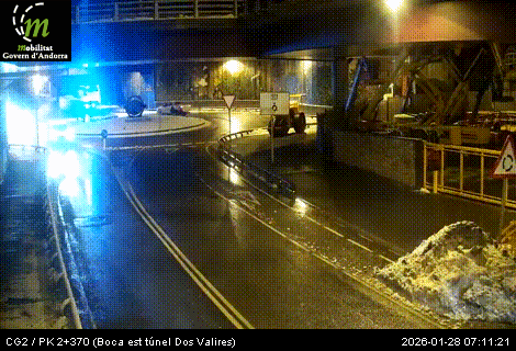 Engolasters: CG2 - PK 2+370 (Boca est túnel Dos Valires) - 1.154 metres