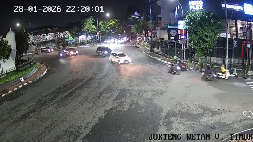 Yogyakarta: Jalan Mayjend Sutoyo - Jalan Parangtritis - Jalan Sorowajan - Gang Antigati II - Jalan Kolonel Sugiyono - Jalan Brigjend Katamso