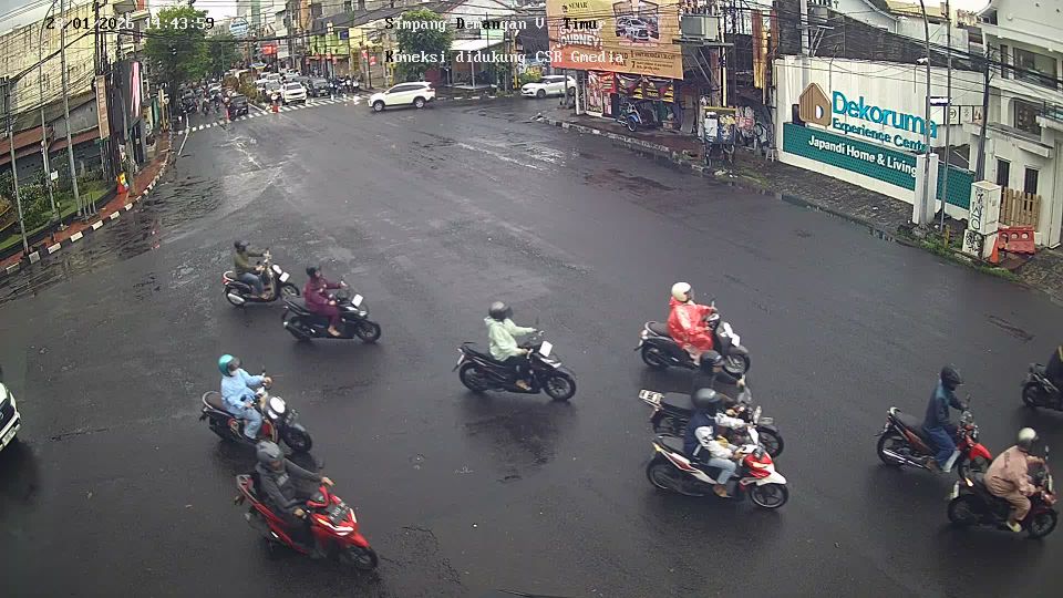 Pogung Kidul: Jalan Munggur - Jalan Affandi - Jalan Laksda Adisucipto - Jalan Kukilo - Jalan Jendral Urip Sumoharjo