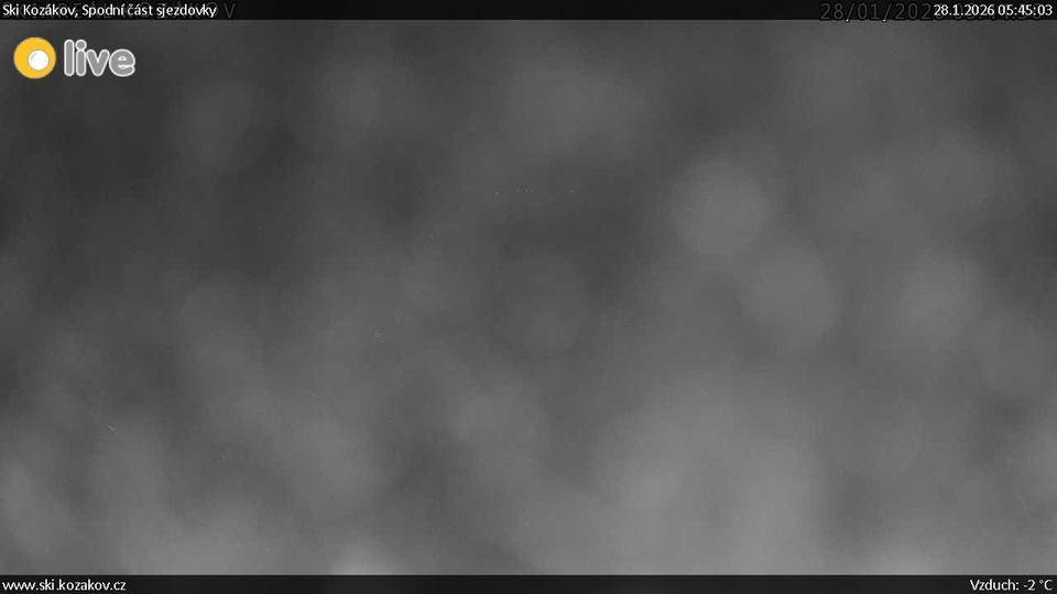 Chuchelna: Ski Kozákov - Spodní část sjezdovky