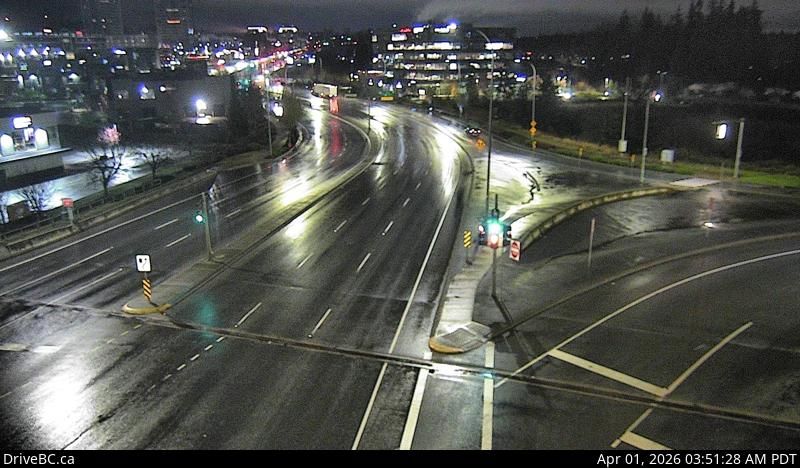 Township of Langley: Walnut Grove › South: Highway 1 at 200 Street, looking south